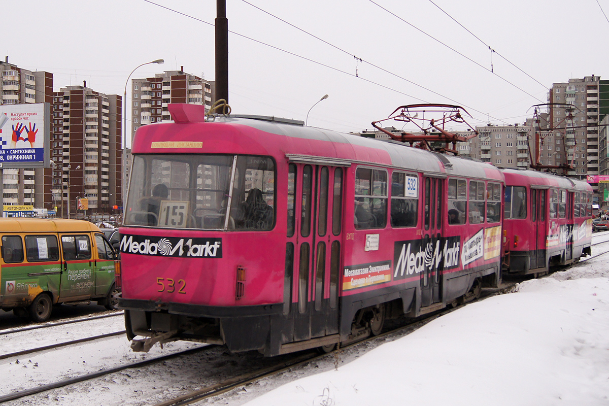 Екатеринбург, Tatra T3SU № 532