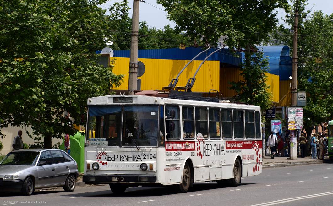 Крымский троллейбус, Škoda 14Tr89/6 № 2104