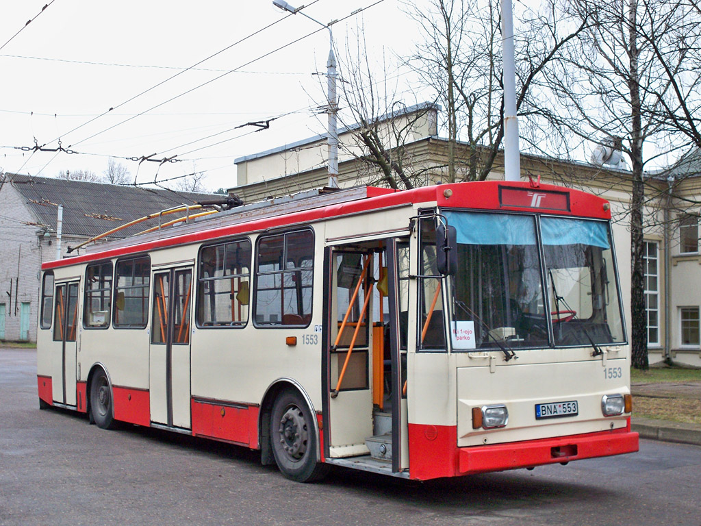 Вильнюс, Škoda 14Tr89/6 № 1553