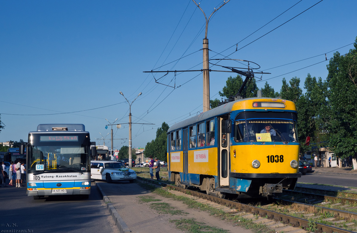 Алматы, Tatra T4D № 1038