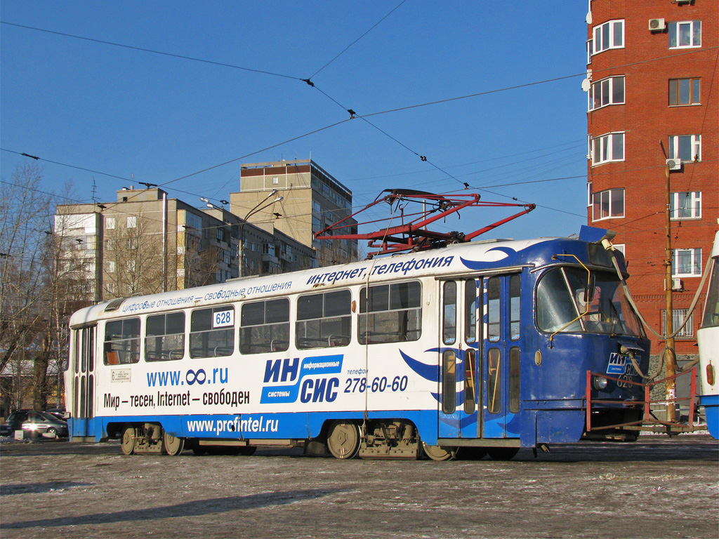 Екатеринбург, Tatra T3SU (двухдверная) № 628