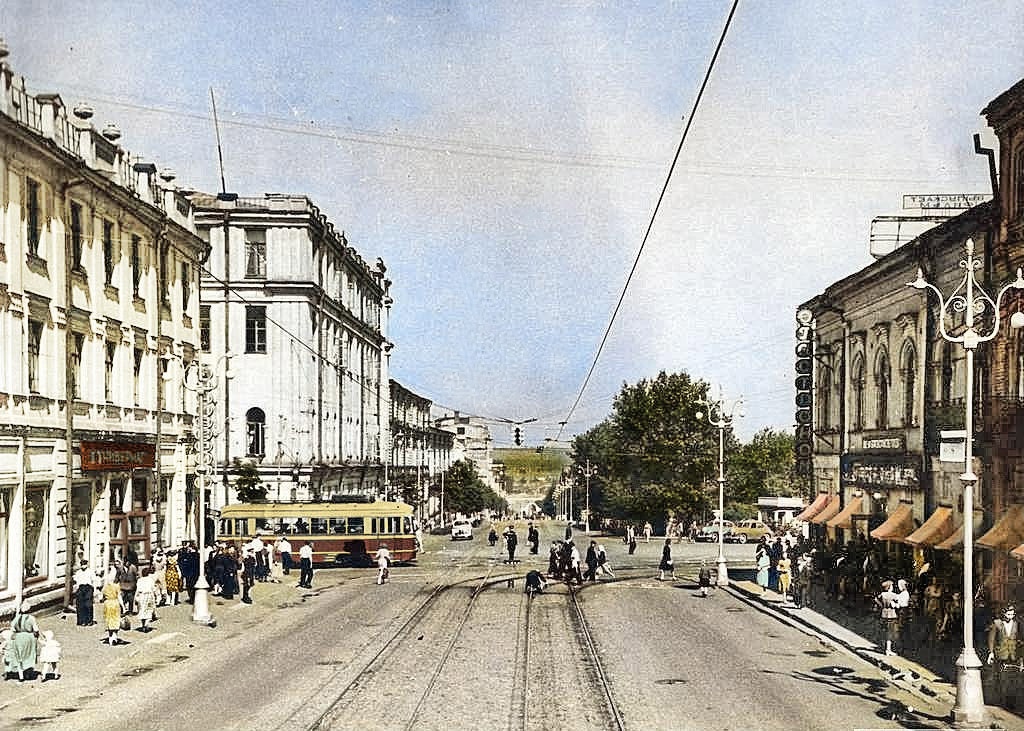 Пермь — Закрытые трамвайные линии; Пермь — Старые фотографии; Пермь — Трамвайные линии и инфраструктура