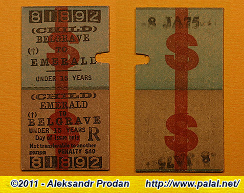 Сидней — Проездные документы