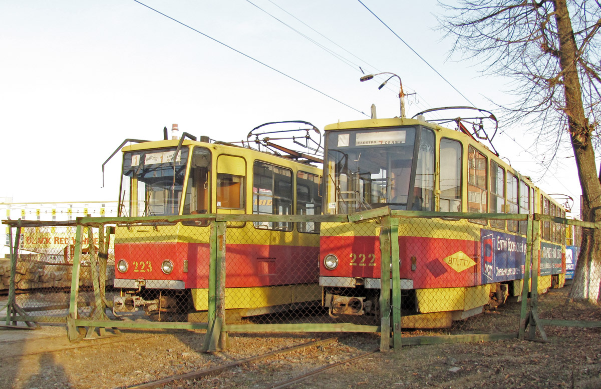 Винница, Tatra KT4SU № 222; Винница, Tatra KT4SU № 223