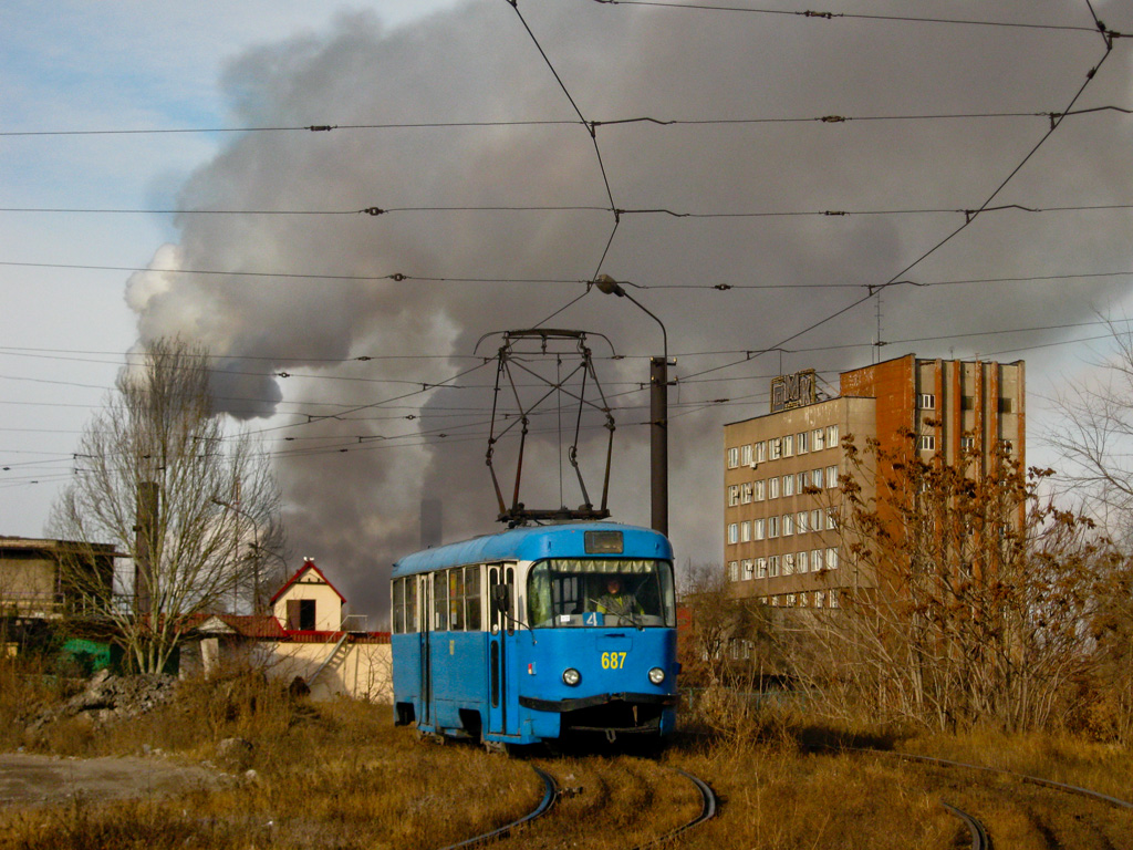 Каменское, Tatra T3SU № 687