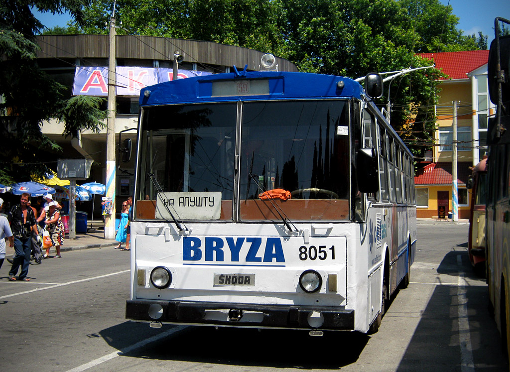 Крымский троллейбус, Škoda 14Tr02/6 № 8051