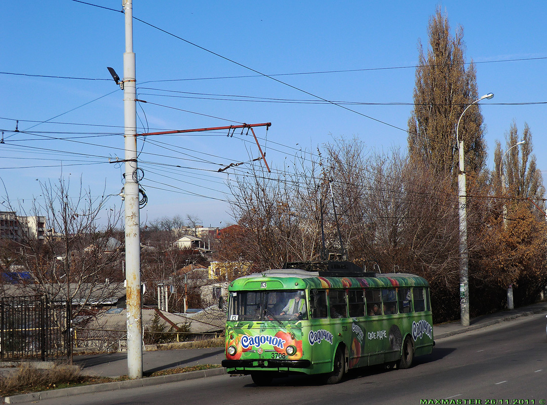Крымский троллейбус, Škoda 9TrH27 № 3708