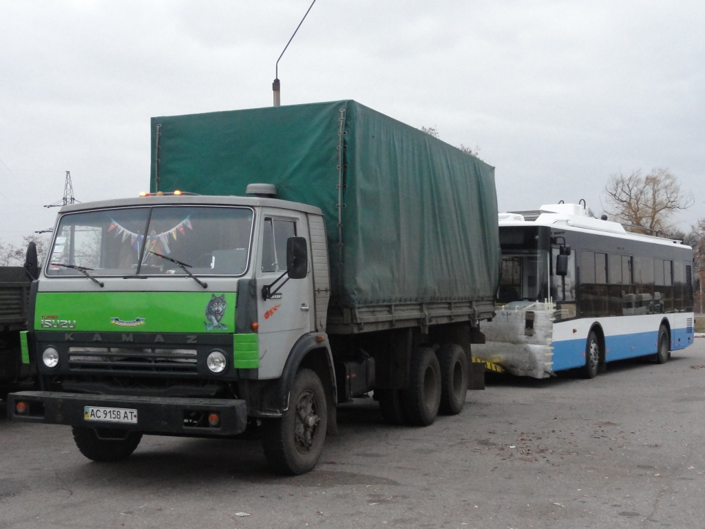Crimean trolleybus — Transportation of new trolleybuses Bogdan