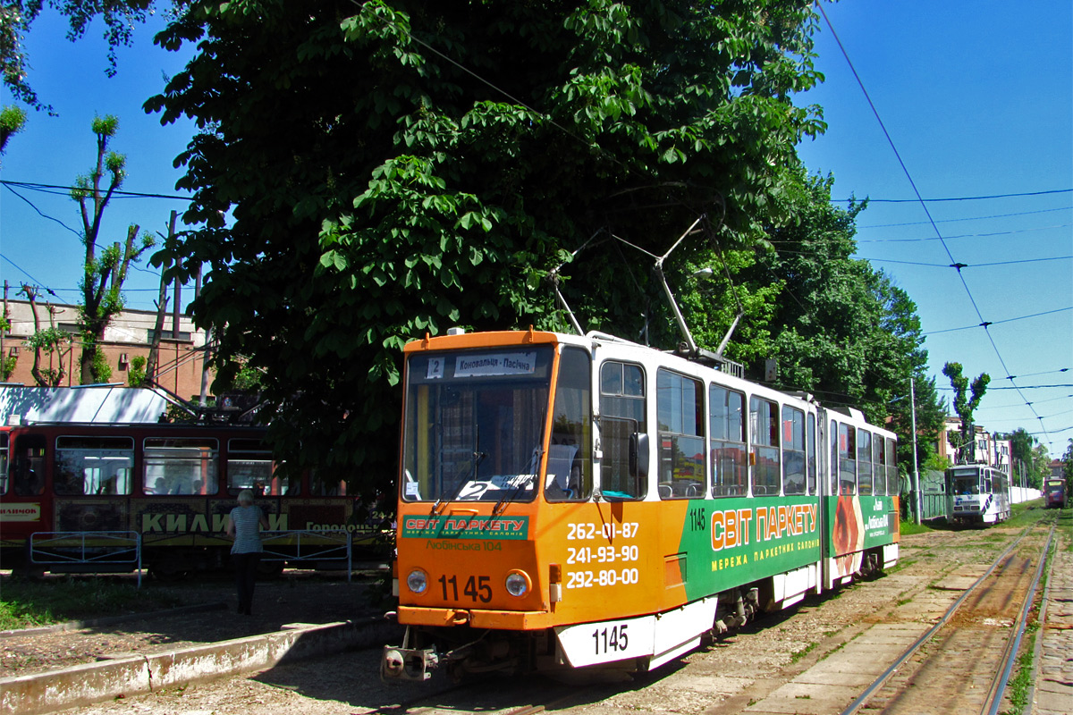 Львов, Tatra KT4SU № 1145