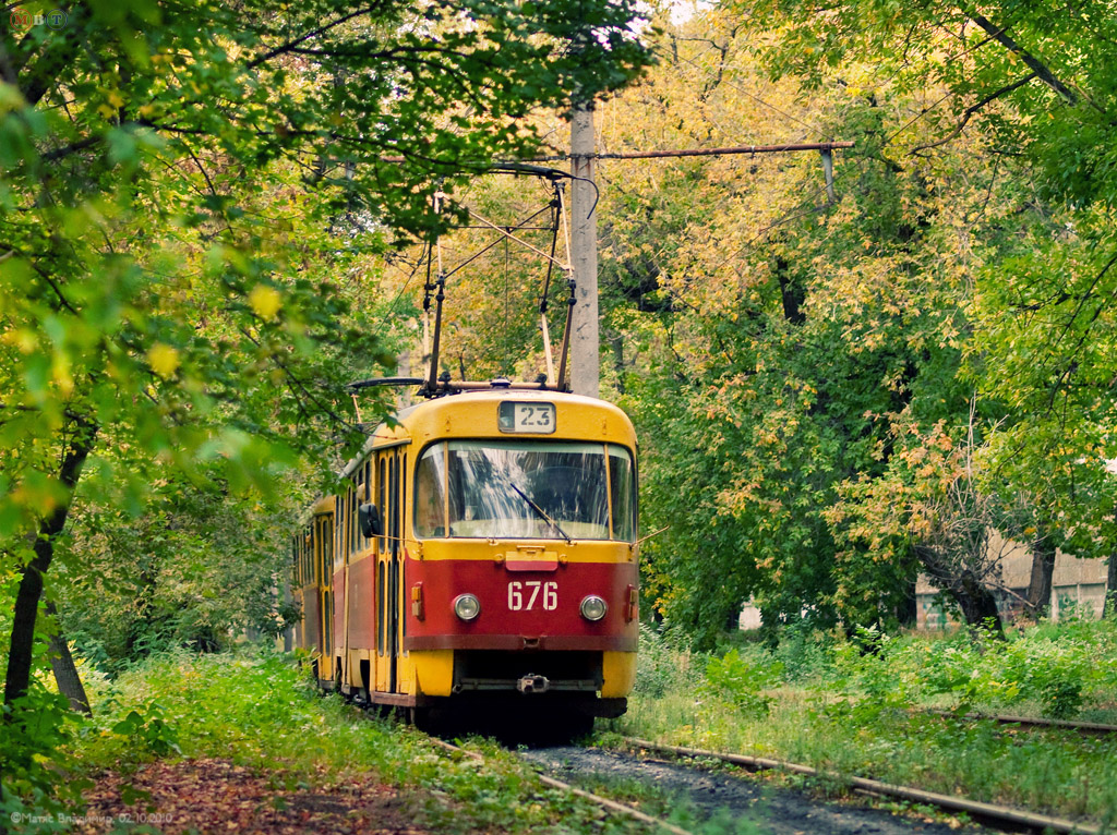 Харьков, Tatra T3SU № 676