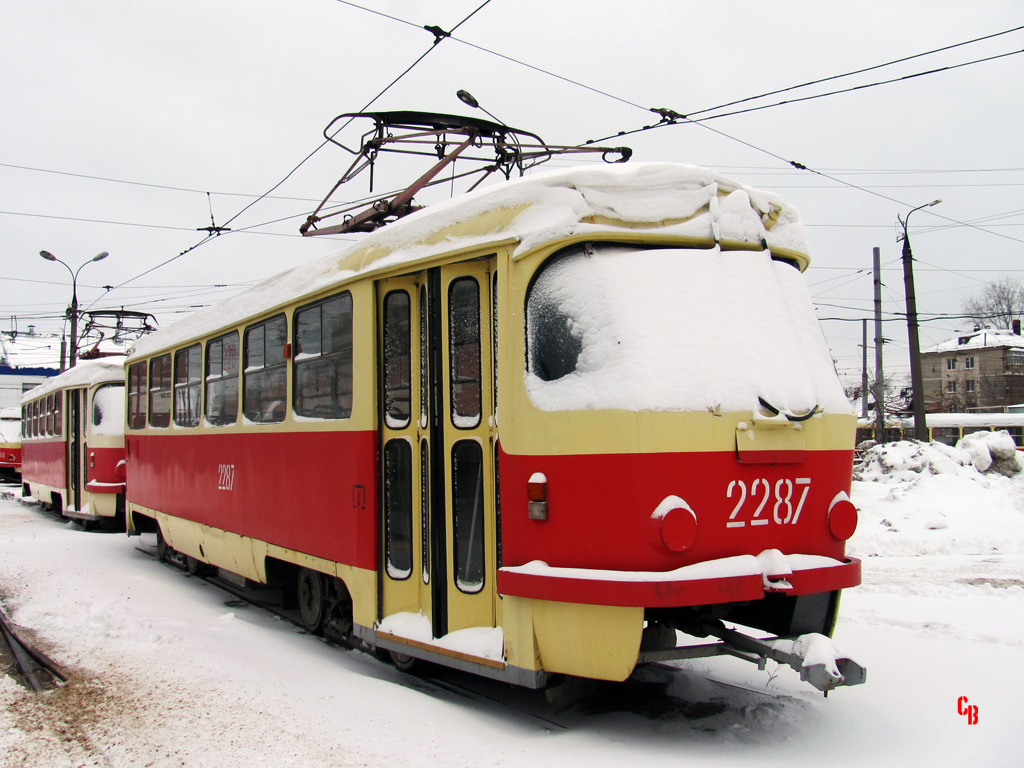 Ижевск, Tatra T3SU (двухдверная) № 2287