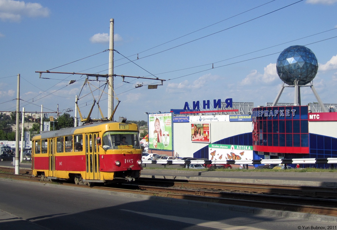 Курск, Tatra T3SU № 105