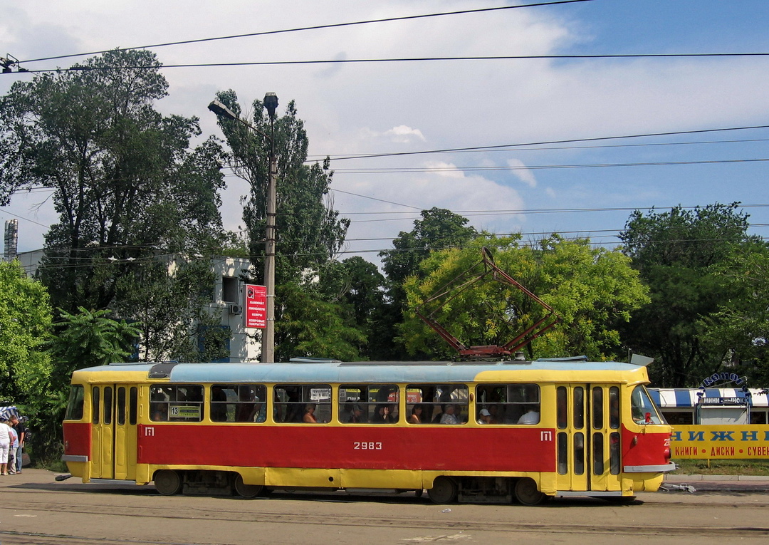 Одесса, Tatra T3SU (двухдверная) № 2983