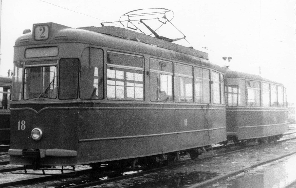 Волжский, Gotha T2-62 № 18; Волжский — Трамвайное депо