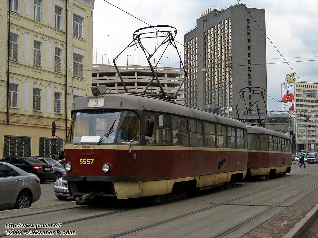 Киев, Tatra T3SU № 5557