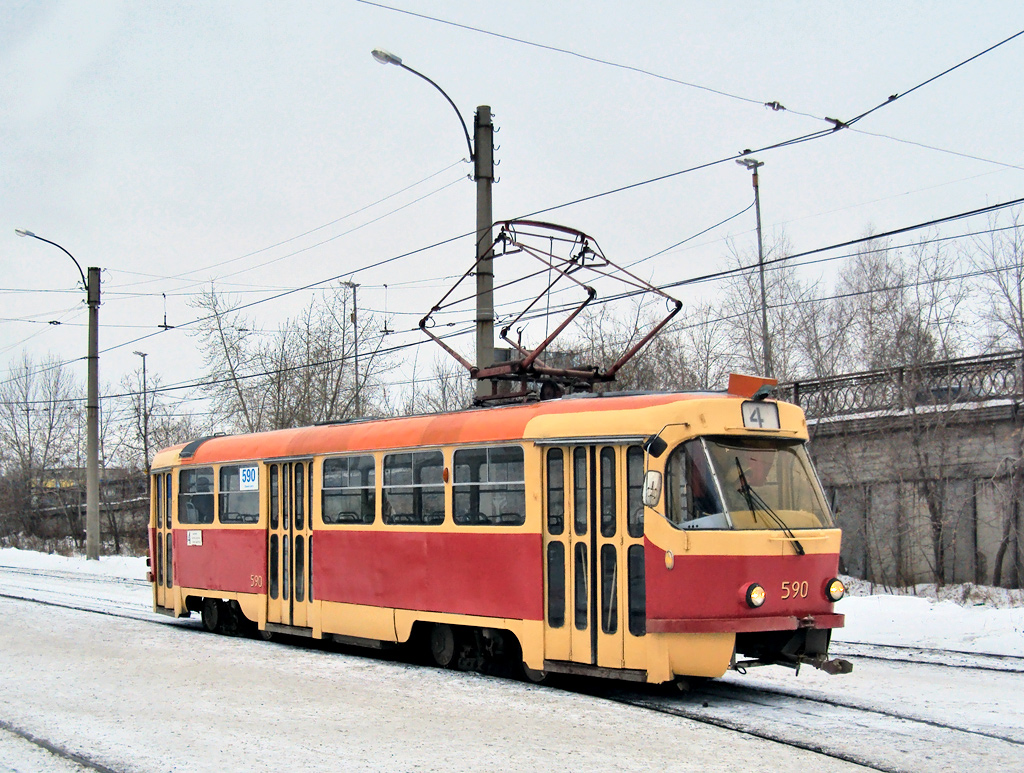 Екатеринбург, Tatra T3SU № 590