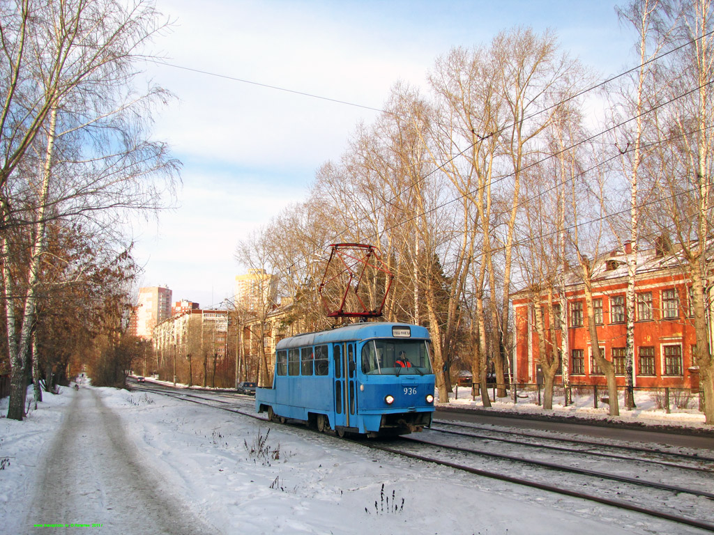 Екатеринбург, Tatra T3SU (двухдверная) № 936