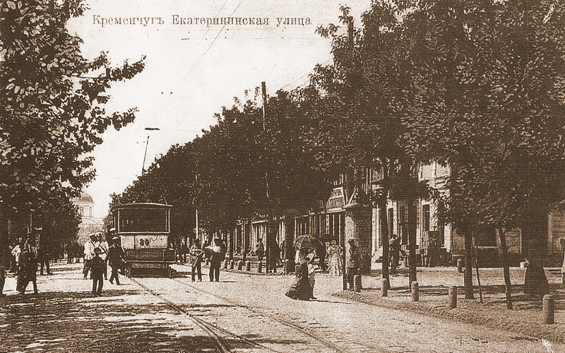 Kremenchuk, 2-axle motor car № 30; Kremenchuk — Historical photos — Electric tramway (1899-1922)