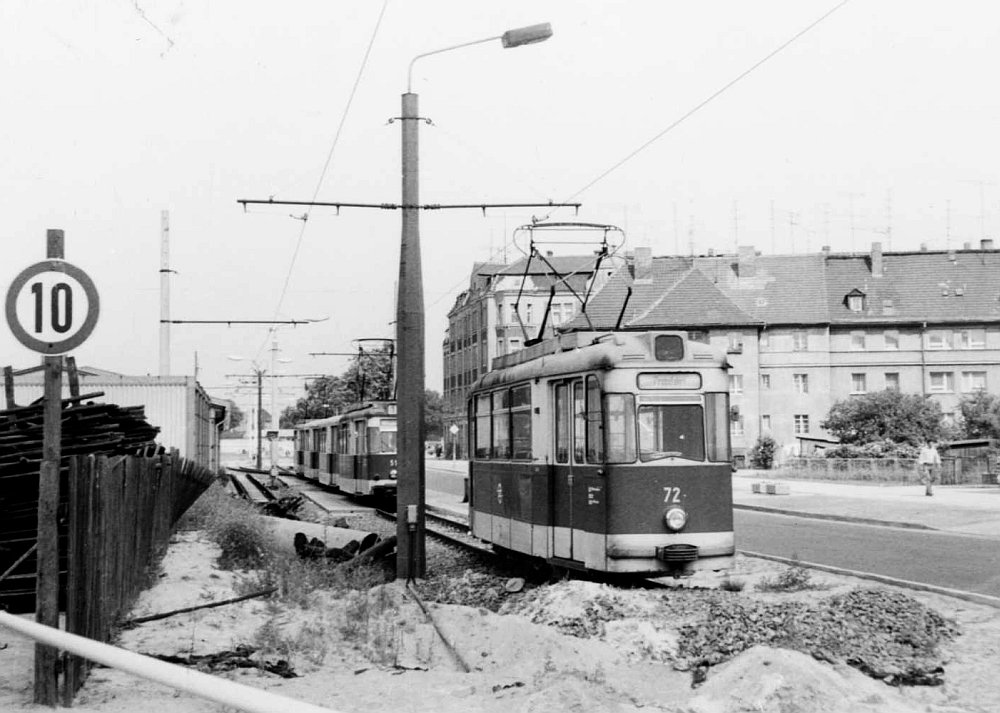 Котбус, Gotha T2D (Tatra) № 72; Котбус — Старые фотографии Котбус, Gotha T2D (Tatra) № 72; Котбус — Старые фотографии