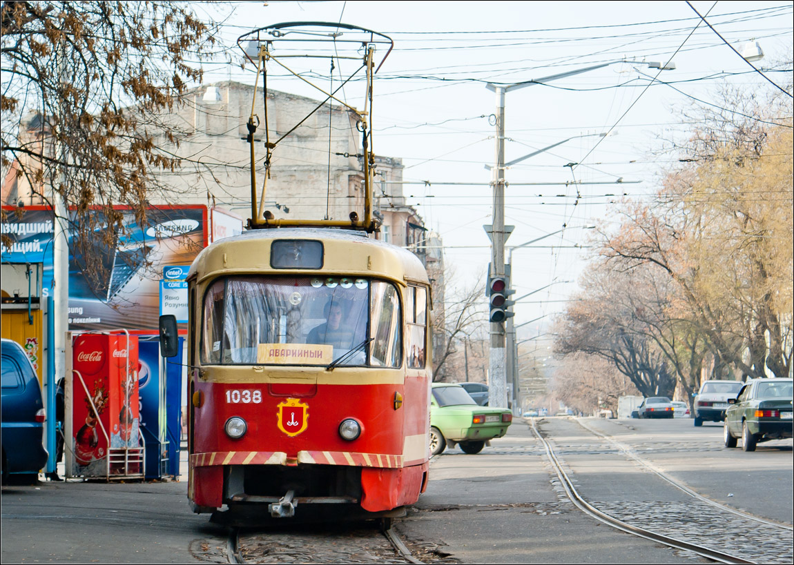 Odessa, Tatra T3SU (2-door) N°. 1038
