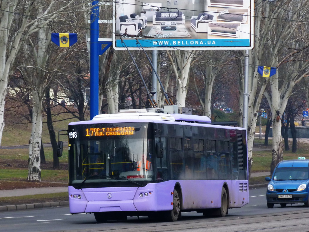 Донецк, ЛАЗ E183A1 № 1518