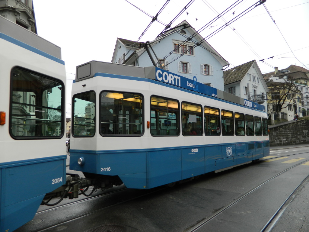 Цюрих, SWP/SIG/BBC Be 2/4 "Tram 2000 Pony" № 2416