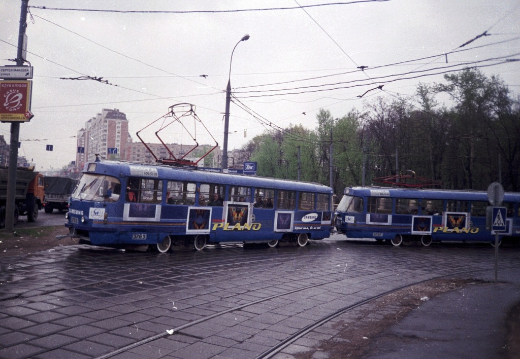 Москва, Tatra T3SU № 3763