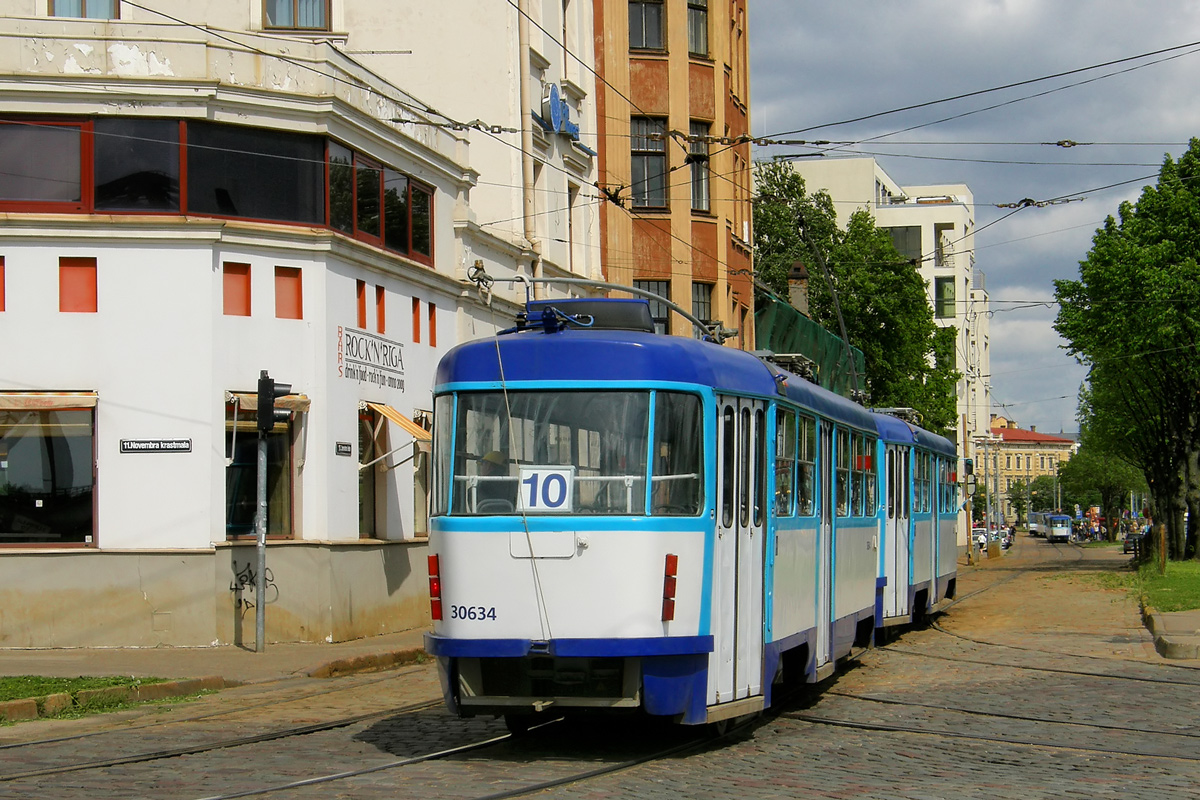 Рига, Tatra T3A № 30634