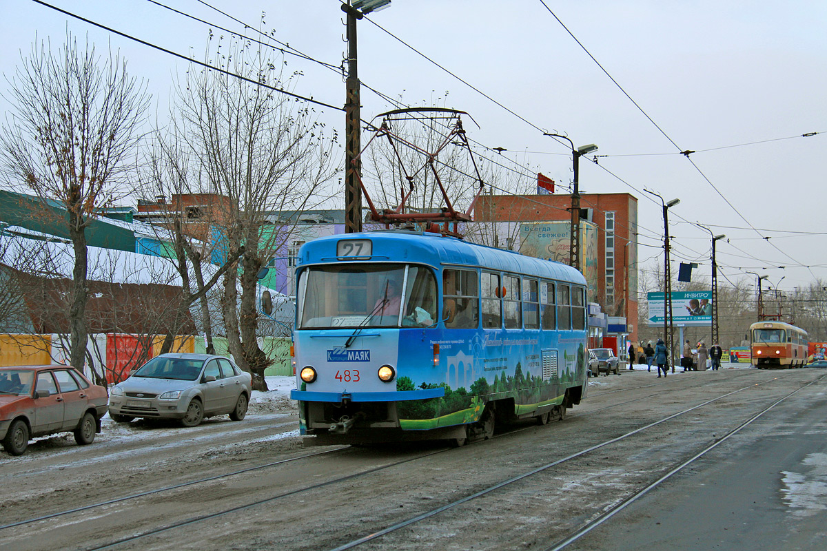 叶卡捷琳堡, Tatra T3SU (2-door) # 483