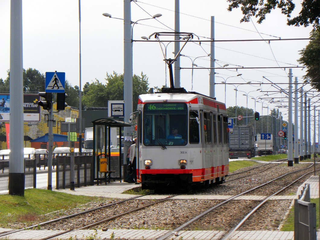 Łódź, Duewag M6S № 302