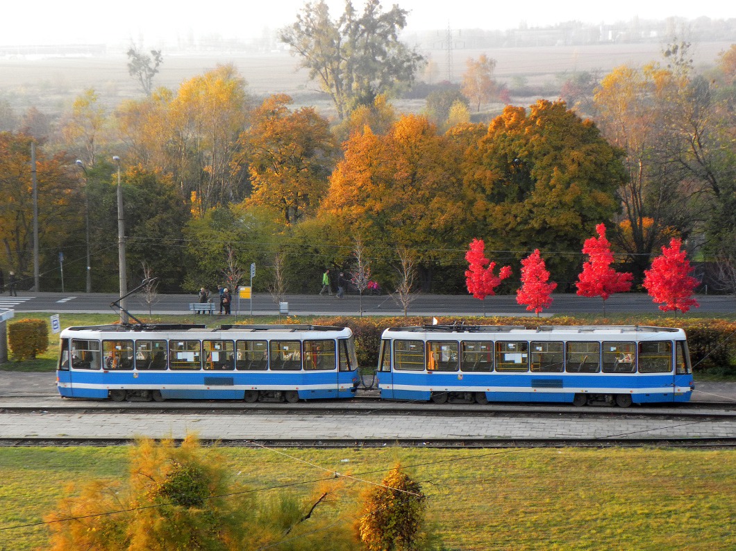 Вроцлав, Konstal 105NWr № 2498; Вроцлав, Konstal 105NWrD № 2499