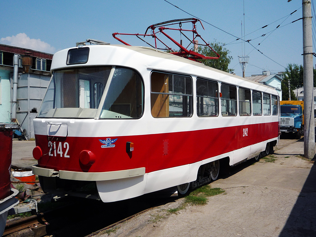 Самара, Tatra T3SU № 2142; Самара — Городское трамвайное депо