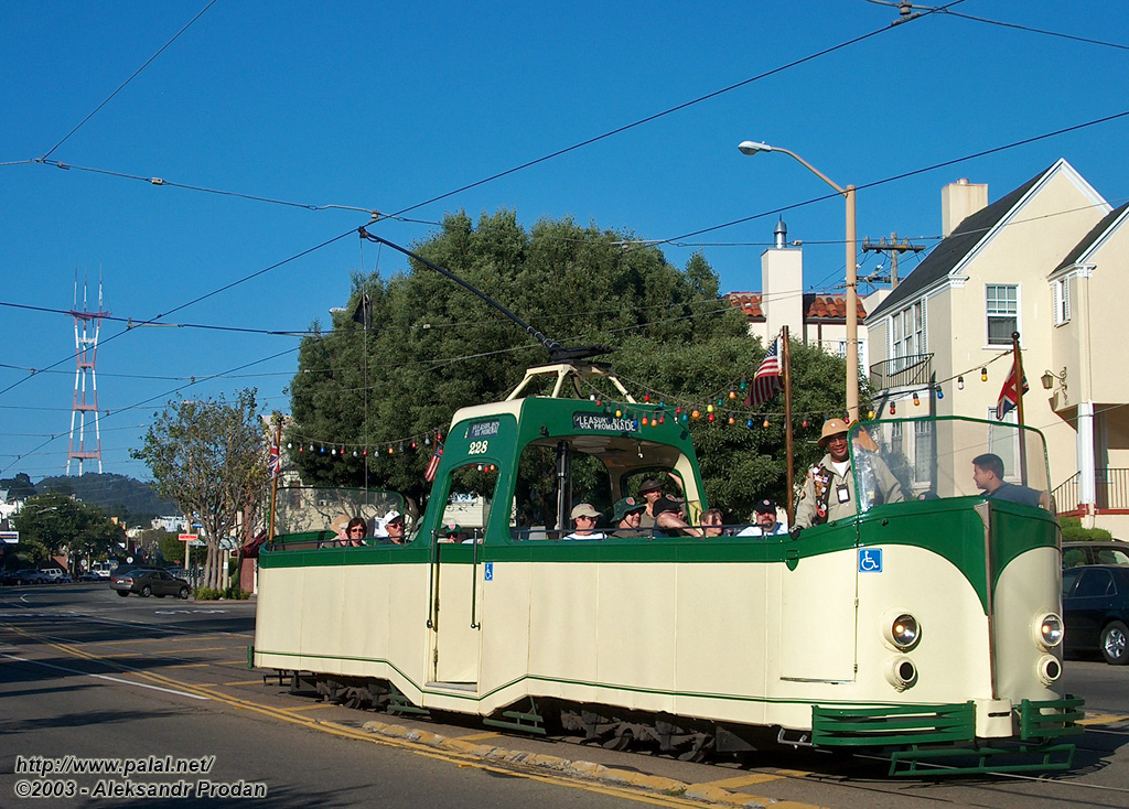 Сан-Франциско, область залива, Blackpool Boat Car № 228