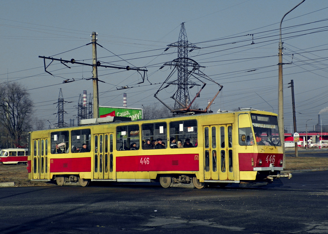 Запорожье, Tatra T6B5SU № 446