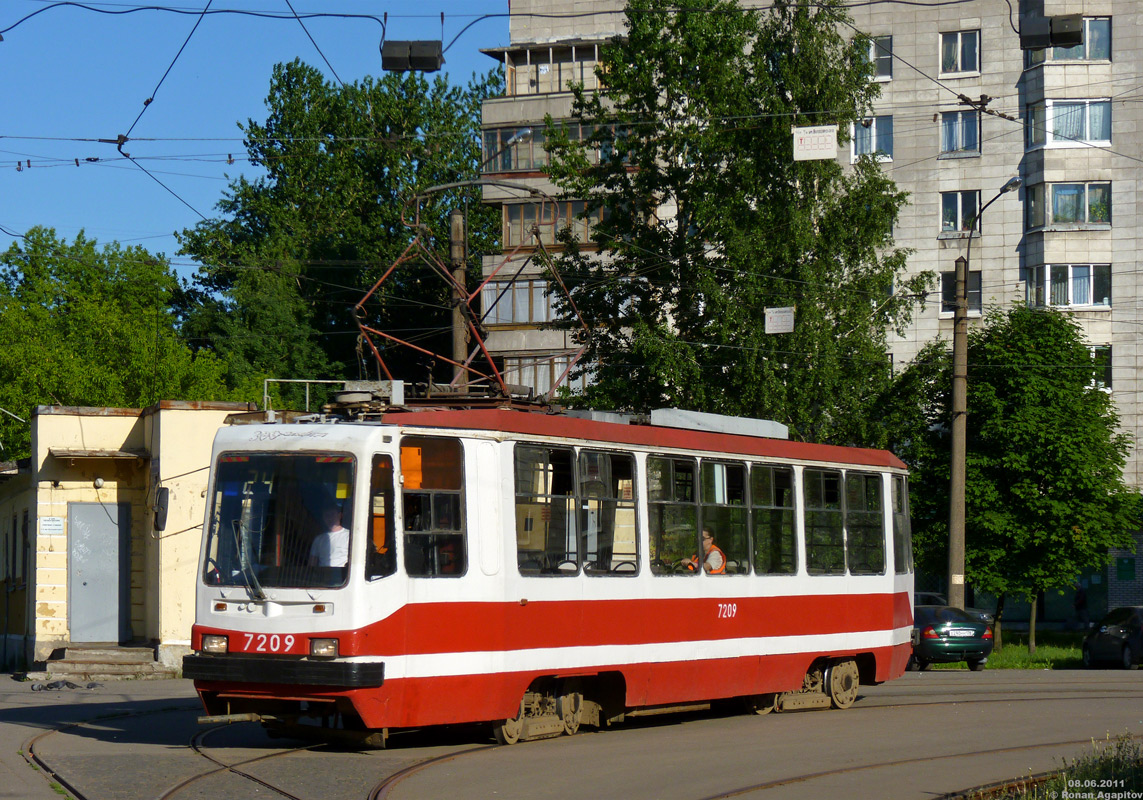 Санкт Петербург, 71-134К (ЛМ-99К) № 7209
