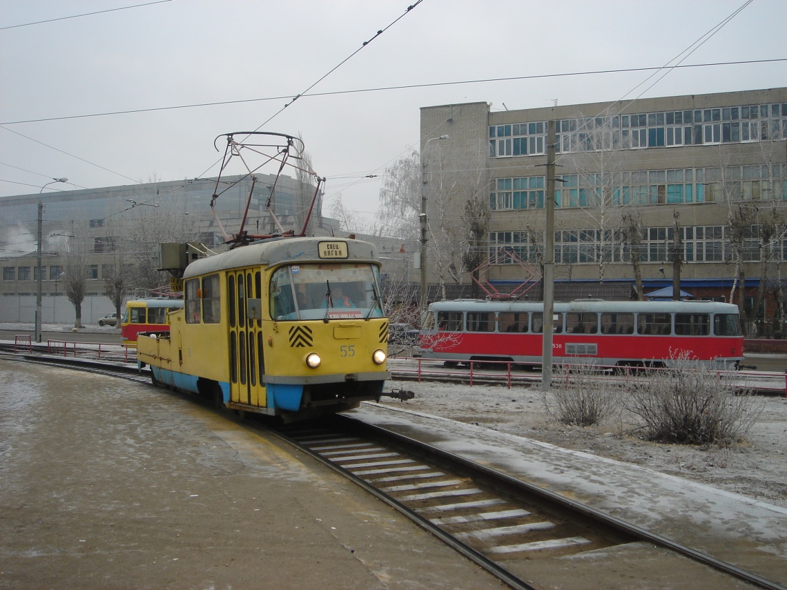 Волгоград, Tatra T3SU (двухдверная) № 55