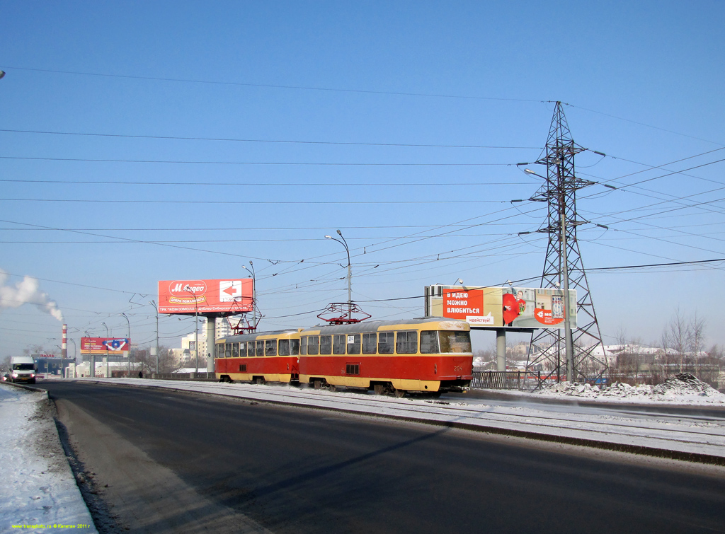 Екатеринбург, Tatra T3SU № 204