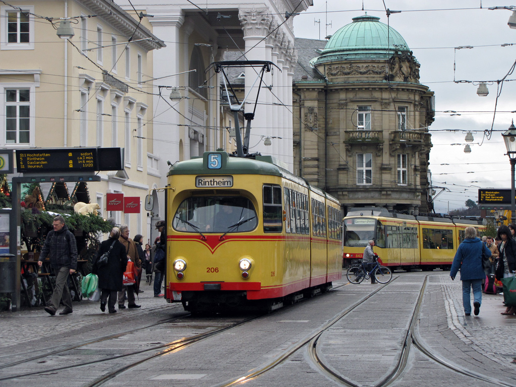 Карлсруэ, Waggon-Union GT8 № 206