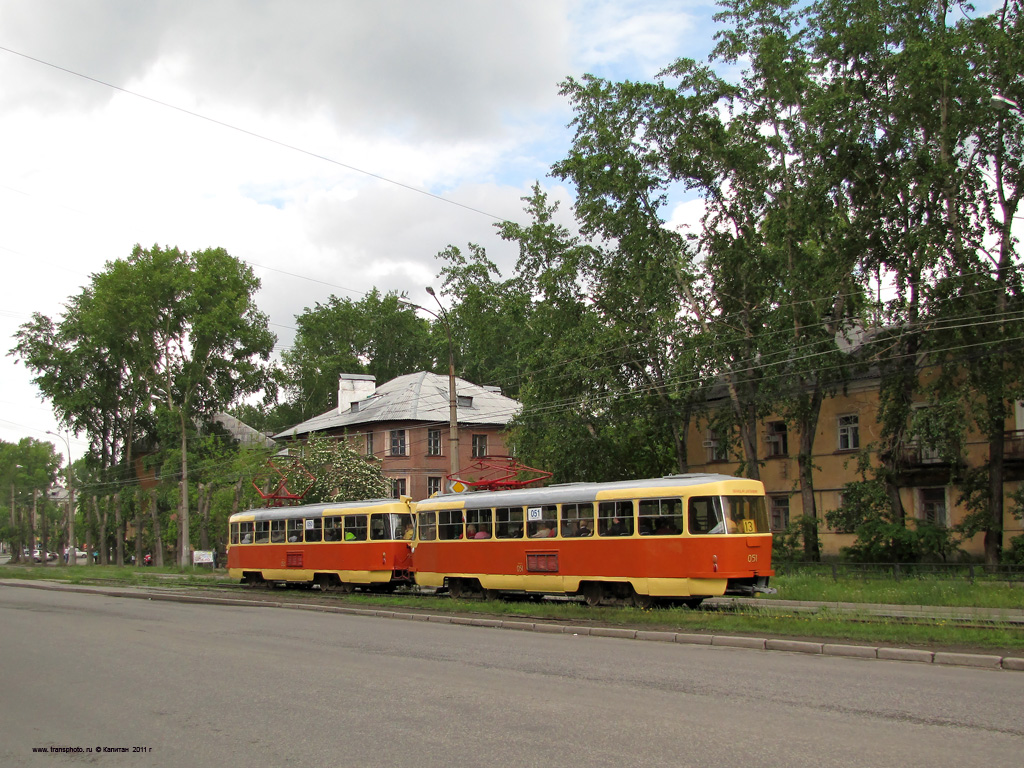 Екатеринбург, Tatra T3SU (двухдверная) № 051