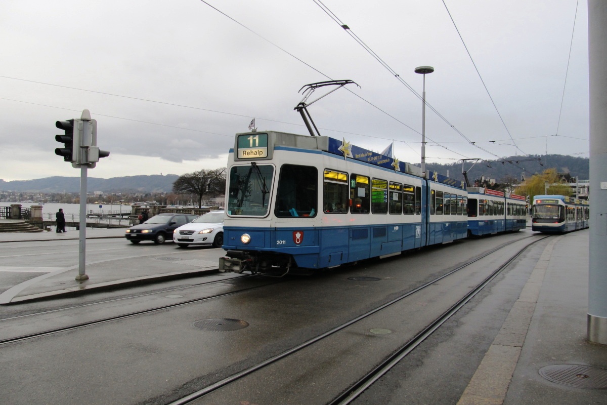Zurich, SWS/SWP/BBC Be 4/6 "Tram 2000" Br. 2011 Zurich, SWS/SWP/BBC Be 4/6 "Tram 2000" Br. 2011