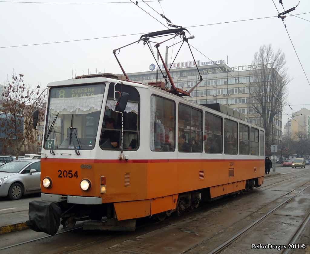 Sofia, Tatra T6A2SF Nr 2054