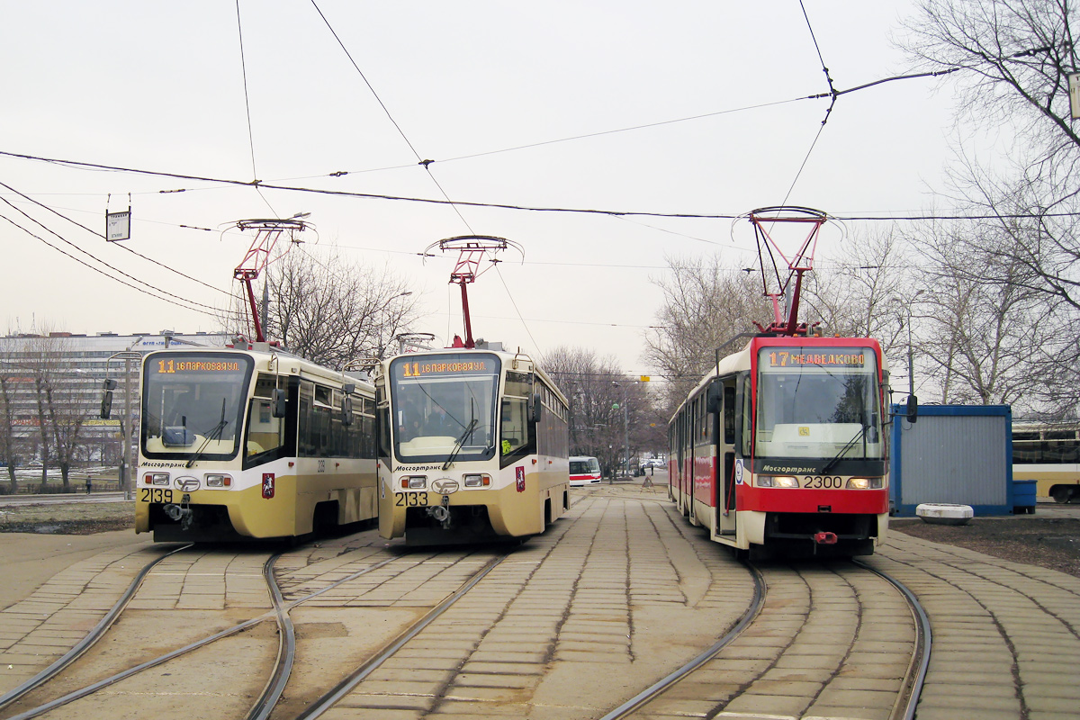 Москва, 71-619А № 2133; Москва, Tatra KT3R № 2300