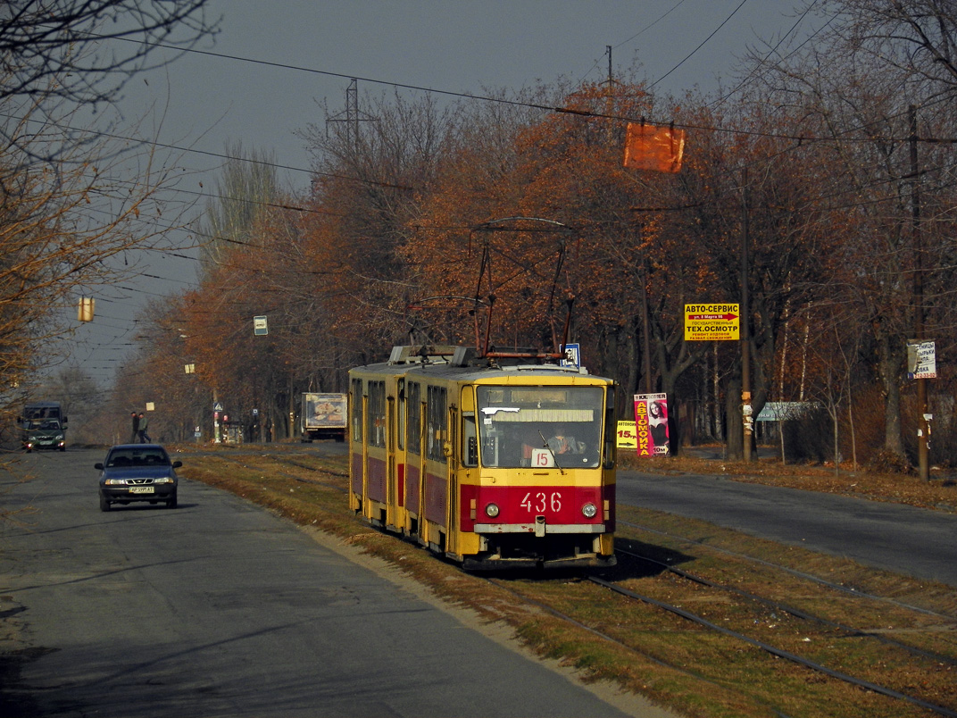 Запорожье, Tatra T6B5SU № 436