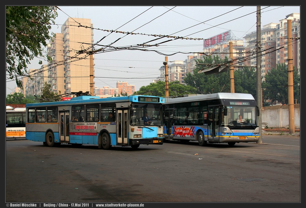 Пекин, BJD-WG-120A № 95492; Пекин — Конечные станции и разворотные кольца