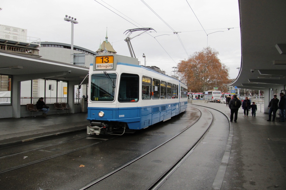 Цюрих, SWP/SIG/BBC Be 4/6 "Tram 2000" № 2068