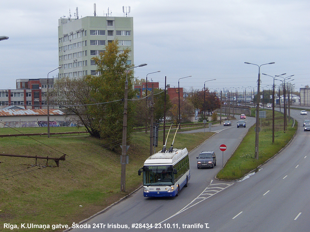 Рига, Škoda 24Tr Irisbus Citelis № 28434 Рига, Škoda 24Tr Irisbus Citelis № 28434