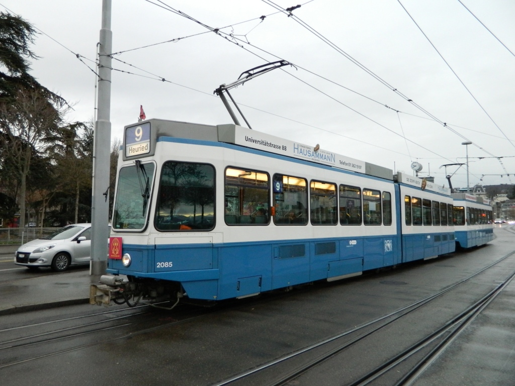 Цюрих, SWP/SIG/BBC Be 4/6 "Tram 2000" № 2085