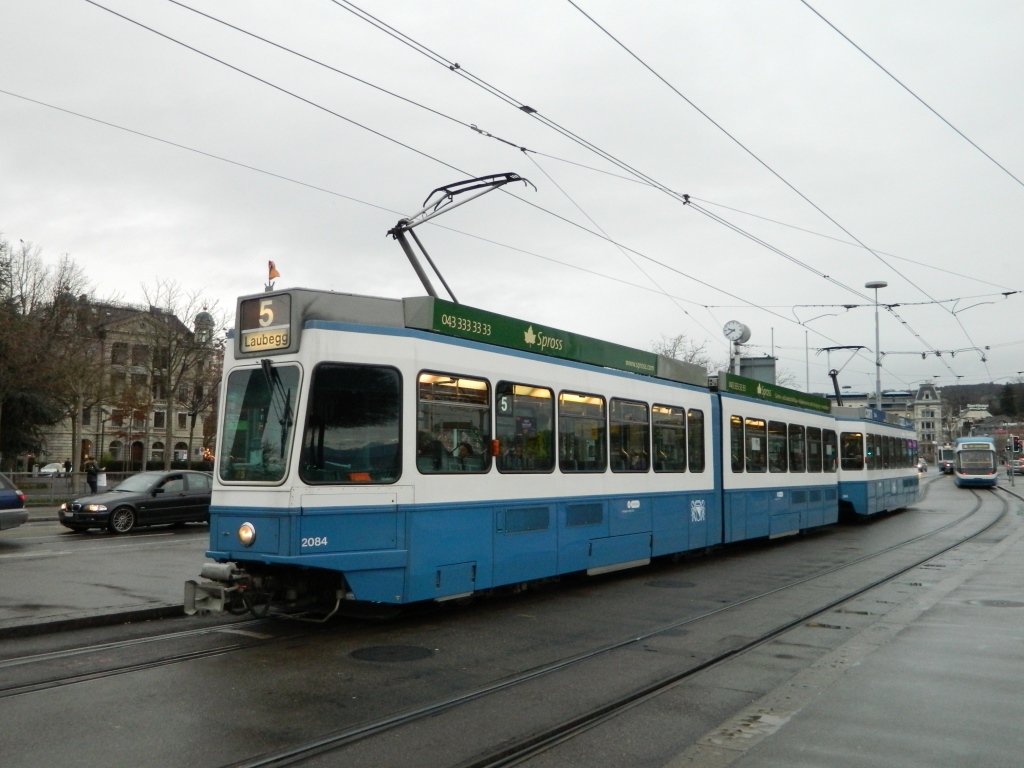 Цюрих, SWP/SIG/BBC Be 4/6 "Tram 2000" № 2084