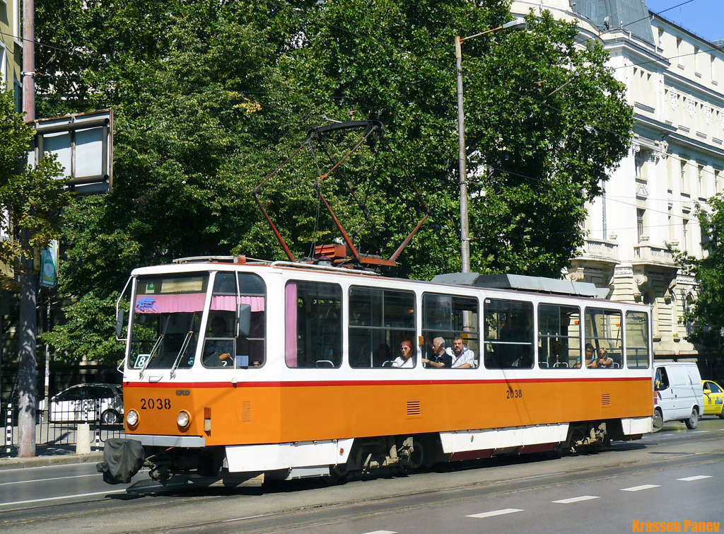 София, Tatra T6A2B № 2038