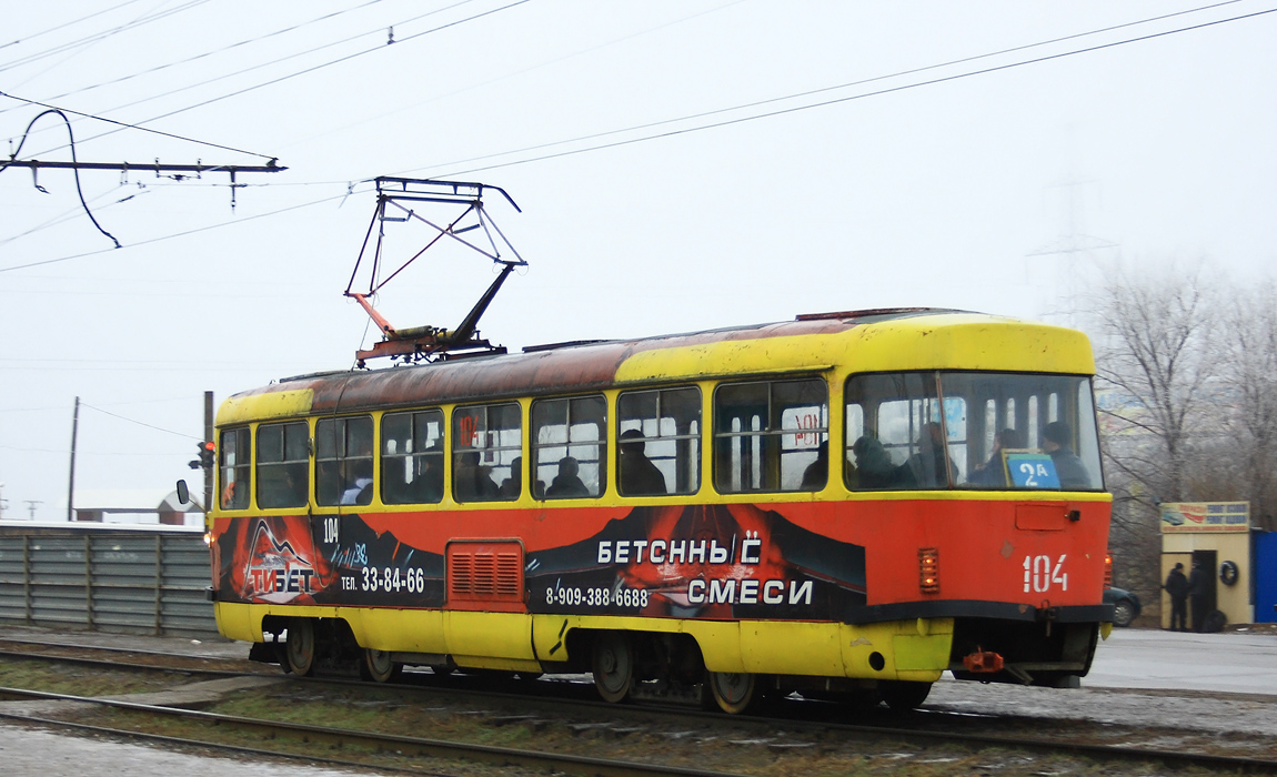Волжский, Tatra T3SU № 104